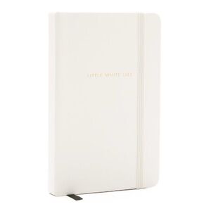 NWT Kate spade White Notebook with Elastic Band